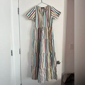 ace & jig x barney’s daze dress in bon bon